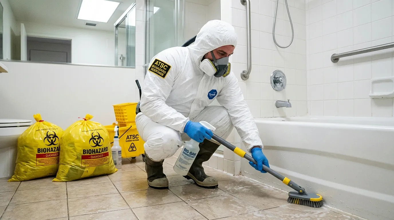 Decontamination equipment deployed for Blood Cleanup in Peekskill